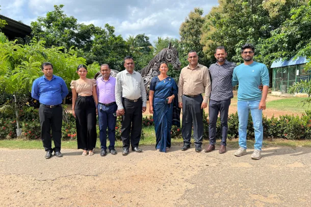 Dr.Upanith is visiting Wayamba Technical college with SSC