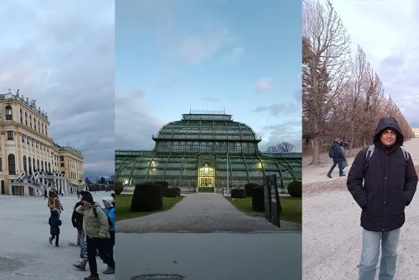 Dr. Upanith is getting A Royal Experience at Schönbrunn Palace, Vienna
